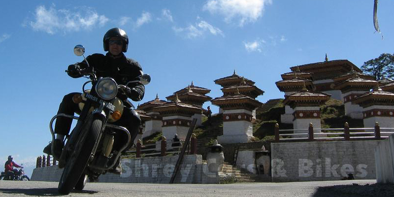 Enfield Biking in Bhutan